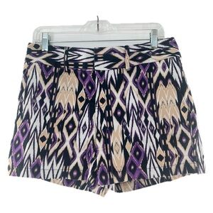 INC Beach International Concepts Ikat Southwest Pattern Shorts 5" inseam Size 10